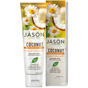 Зубна паста Jason Загоює з олією кокосу Simply Coconut 119 г (078522014966) в Черкасах