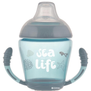 Кружка Canpol babies непроливайка с мягким силиконовым носиком Sea Life серая 230 мл (56/501_grey) в Черкассах