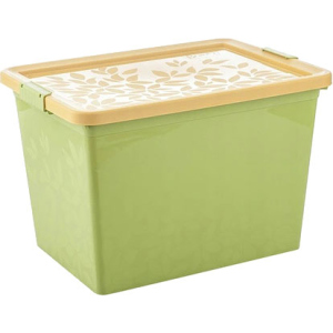 Ящик для хранения BranQ Жасмин 22 л Зеленый (7122-3brq-зеленый) в Черкассах