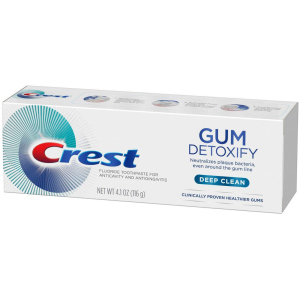 Очищувальна зубна паста Crest Gum Detoxify Deep Clean 116 г (37000754213) краща модель в Черкасах