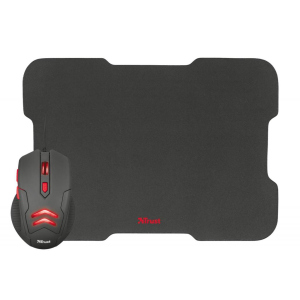 Мишка Trust Ziva Gaming mouse with Mouse pad (21963) краща модель в Черкасах