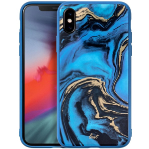 Панель Laut Mineral Glass для Apple iPhone X/Xs Blue (LAUT_IP18-S_MG_MBL) краща модель в Черкасах