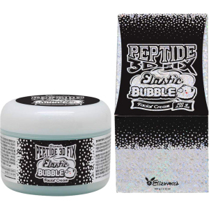 Омолоджувальний бульбашковий крем для обличчя Elizavecca Peptide 3d Fix Elastic Bubble Facial Cream 100 г (8809624500062) в Черкасах