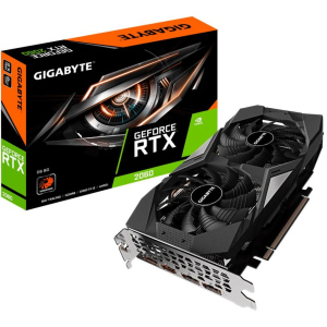 Відеокарта GeForce RTX2060 6144Mb GIGABYTE (GV-N2060D6-6GD) ТОП в Черкасах