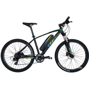 Електровелосипед TRINX E-Bike X1E 17 Matt-Black-Green-Blue (X1EMBGB) в Черкасах
