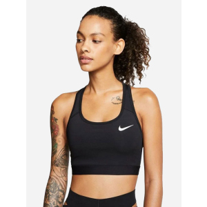 Спортивний топ Nike Swoosh Band Bra Non Pad BV3900-010 M Чорний (193655466694) краща модель в Черкасах