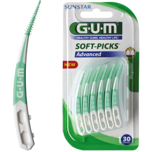 Набір міжзубних щіток GUM Soft-Picks Advanced 30 шт (7630019902366) в Черкасах