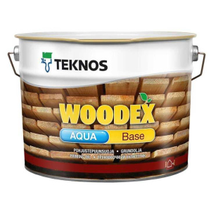 Грунтувальний антисептик для дерева Teknos Woodex Aqua Base 10л