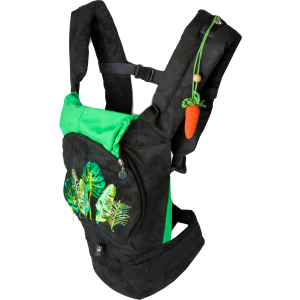 Эрго-рюкзак для переноски ребенка Модный карапуз с сеточкой для проветривания Черный (03-00736) (4823870873637) в Черкассах