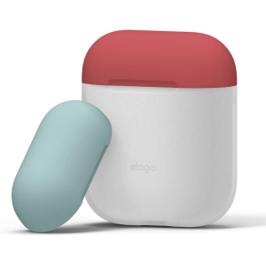 Чохол Elago Duo Case для AirPods Blue/Italian Rose/Coral Blue (EAPDO-LUBL-IROCBL) ТОП в Черкасах