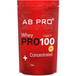 купить Протеин AB PRO PRO 100 Whey Concentrated 1000 г Toffee (PRO1000ABTO39)