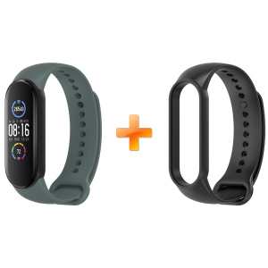 Xiaomi Mi Band 5 MiJobs Dual Color Crow Green/Black (MJ5-DSS019CGB) ТОП в Черкасах