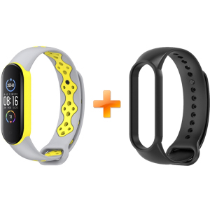 Xiaomi Mi Band 5 MiJobs Sport Grey/Yellow (MJ5-SP012GY) краща модель в Черкасах