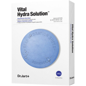 Зволожуюча маска з гіалуроновою кислотою Dr.Jart+ Dermask Water Jet Vital Hydra Solution 30 г x 5 шт (8809642712218) краща модель в Черкасах