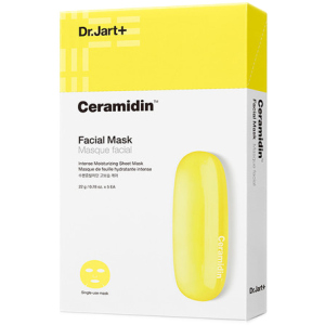 Увлажняющая тканевая маска с церамидами Dr.Jart+ Ceramidin Facial Mask 22 г x 5 шт (8809535803153) надежный