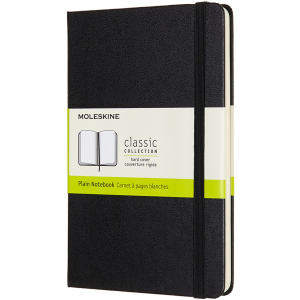 Нотатник Moleskine Classic 11,5 х 18 см 192 сторінки без линівки Чорна (8058647626604) ТОП в Черкасах