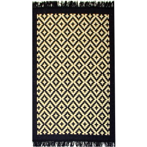 Килим IzziHome Lara LR01 Siyah Sari 80 x 125 (2200000552365) краща модель в Черкасах