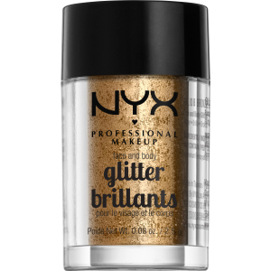 Гліттер NYX Professional Makeup Face & Body Glitter 08 Bronze 2.5 г (800897846800) краща модель в Черкасах