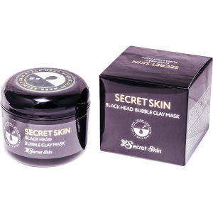 Маска для лица пузырьковая с черной глиной Secret Skin Black Head Bubble Clay Mask 100 г (8809540517243) в Черкассах