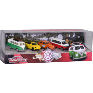 Набір машинок металевих Majorette Volkswagen 7.5 см 5 шт (2057615) (3467452030363) в Черкасах