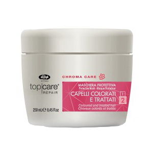 Маска защитная для окрашенных волос Lisap Top Care Repair Chroma Care Protective mask 250 мл (1800070000011) в Черкассах