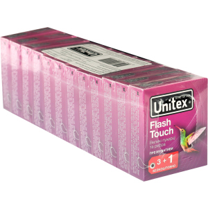 Презервативы Unitex Flash Touch 48 шт (12 упаковок по 4 шт ) (798190041155) в Черкассах