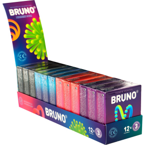 Презервативи Bruno 36 шт (12 упаковок по 3 шт) (4820234160112) в Черкасах