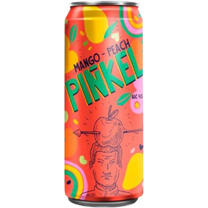 Упаковка напитка сброженного газированного Pinkel Яблоко-персик-манго 5% 0.5 л х 20 шт (4820120801709) ТОП в Черкассах