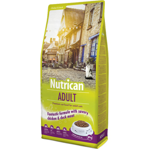 Сухий корм для дорослих котів Nutrican Adult Cat зі смаком курки 2 кг (nc513376)