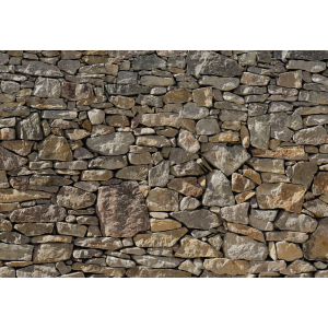 Фотообои бумажные Komar Stone Wall (Каменная стена) 368х254 см (8-727) лучшая модель в Черкассах