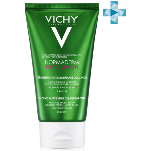 Матирующий крем-гель Vichy Normaderm Phytosolution Mattifying Cleansing Cream для очищения и уменьшения жирного блеска кожи лица 125 мл (3337875703413) в Черкассах