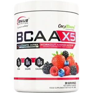 Аминокислота Genius Nutrition BCAA-X5 360 г Красная энергия (5406021876948)