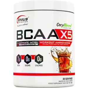 Аминокислота Genius Nutrition BCAA-X5 360 г Кола (5402869110015) в Черкассах