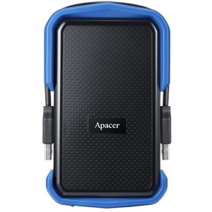 Жорсткий диск HDD ext 2.5 USB 2.0TB Apacer AC631 Black/Blue (AP2TBAC631U-1) ТОП в Черкасах