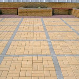 Тротуарна плитка Еко Цегла 4 см, жовта, 1 кв.м краща модель в Черкасах
