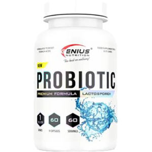 Пробиотик Genius Nutrition Probiotic 60 капсул (5402395706584) в Черкассах