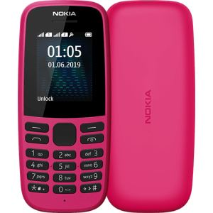 Мобільний телефон Nokia 105 TA-1203 Single Sim 2019 Pink ТОП в Черкасах