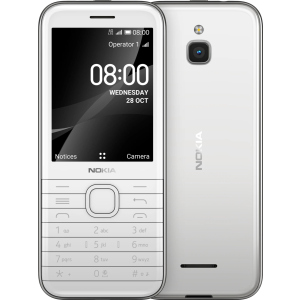 Мобільний телефон Nokia 8000 DS 4G White надійний