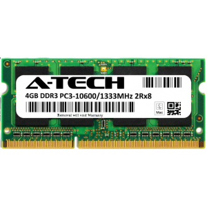 Оперативная память A-Tech 4GB DDR3-1333 (PC3-10600) SODIMM 2Rx8 (AT4G1D3S1333ND8N15V) ТОП в Черкассах