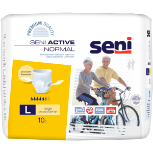 Подгузники-трусики для взрослых Seni Active Normal Large 10 шт (5900516693053) лучшая модель в Черкассах