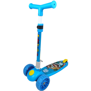 Самокат Daddychild Голубой с подсветкой колес (TOYSHD-009T-Blue) лучшая модель в Черкассах