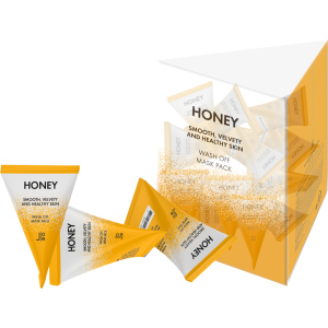 Маска для обличчя J:ON МЕД Honey Smooth Velvety & Healthy Skin Wash Off Mask Pack 20 шт x 5 г (8802929006697)