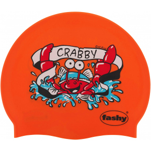 Шапочка для плавання Fashy силіконова Оранжевий (3047 02) краща модель в Черкасах