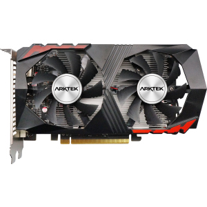 Arktek PCI-Ex GeForce GTX 1050 Ti Dual Fan 4GB GDDR5 (128bit) (1290/7000) (DVI, HDMI, DisplayPort) (AKN1050TID5S4GH1) надійний