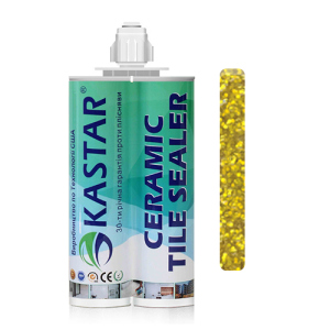 Двухкомпонентная эпоксидная фуга затирка Kastar Ceramic Tile Sealant Colorful Gold/Золотой, 400мл. в Черкассах