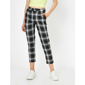 купити Штани Koton 0KAL48246IW-01T 34 Black Check (8681971899446)