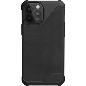 Панель UAG Metropolis LT Leather для Apple iPhone 12 Pro Max Black (11236O118340) краща модель в Черкасах