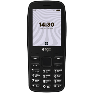 хороша модель Мобільний телефон Ergo B241 Dual Sim Black