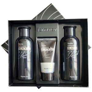 купить Мужской набор Farmstay Visible Difference Black Snail Homme 3set с экстрактом черной улитки (8809514480702)