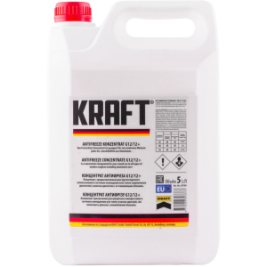 Антифриз Kraft G12/12+ Red концентрат для системы охлаждения 5 л (KF104) ТОП в Черкассах